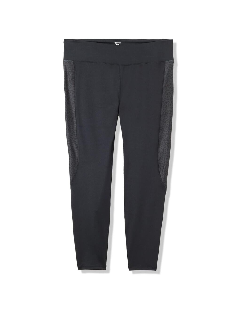 Reebok Women Mod Safari Pull-on Tights Black Plus Size 4X